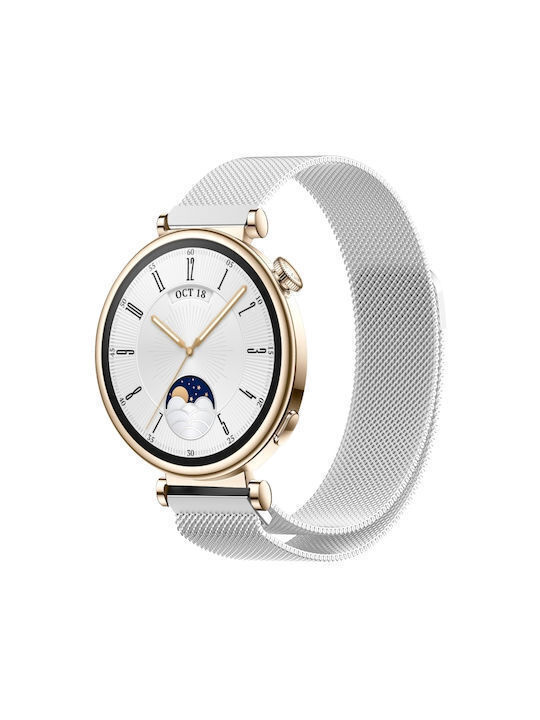 Milanese Steel Strap Xiaomi Watch S4 41mm Silver 18mm Oem
