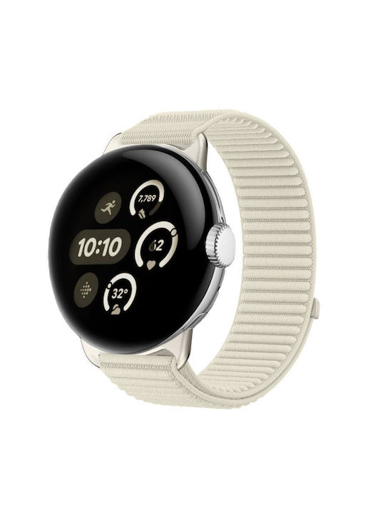 Λουράκι Wooven Loop Google Pixel Watch 4 3 2 1 41mm Starlight