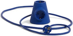 Pedestal Steckdosenleiste Sicherheit 2 Steckdosen mit Kabel 1.8m/ Blauer Pedestal Steckdosenleiste Sicherheit 2 Steckdosen mit Kabel 1.8m/ Blauer
