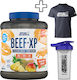 Applied Nutrition Beef-xp Hydrolysed Protein 1800g Millions Cola & Applied Nutrition Shaker 700ml & Applied Nutrition T-shirt M Custom Bundle