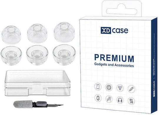 Beats Studio Buds+ Xdcase 3 Paare Silikonabdeckungen Für Ohrhörer Größe S M L Zufällige Transparent