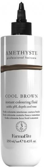 Farmavita Instant Colouring Fluid Hair Coloring Fluid Cool Brown 250ml