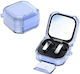 Earbuds Case Crystal Switch Series Samsung Galaxy Buds4 4 Pro Xdcase Carabiner & Stand Transparent Blue