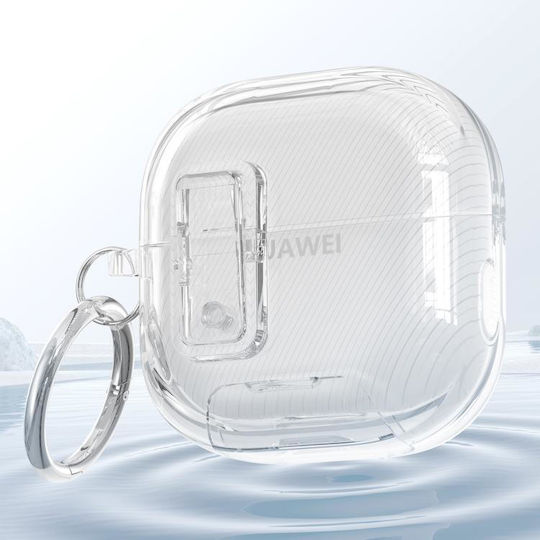 Huawei Freeclip 2 Starry Suport Blocare Căști Siguranță Bază și Breloc Transparentă
