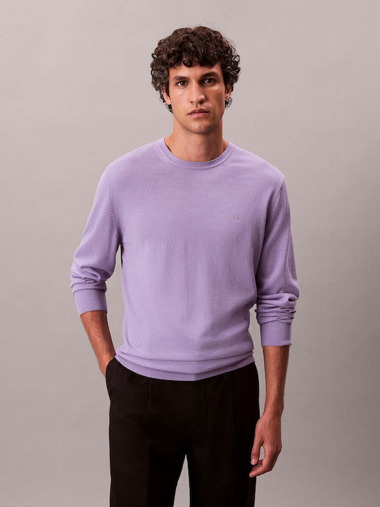Calvin Klein Langarm Lila Pullover
