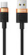 Cabletime Braided USB 2.0 Cable USB-C male - USB-A Μαύρο 1m CT-AMCM2A-AOB1