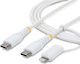 StarTech USB-C zu Blitzkabel Weiß 1m 1M-U2-LNTC-CABLE
