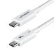 StarTech Thunderbolt Cable 240W Λευκό 0.5m (TBLT5MM50CM240WWH)