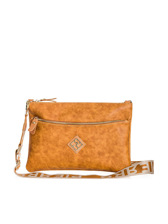 Pierro Accessories Γυναικεία Τσάντα Χιαστί Καφέ