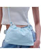 Leder Damen Handtasche Crossbody Hellblau