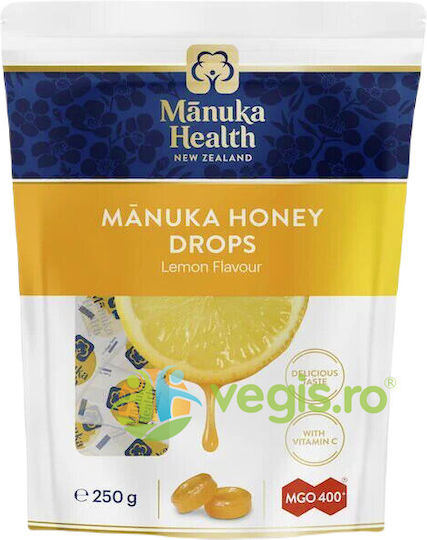 Bomboane cu Miere de Manuka MGO 400+ și Lămâie 250g