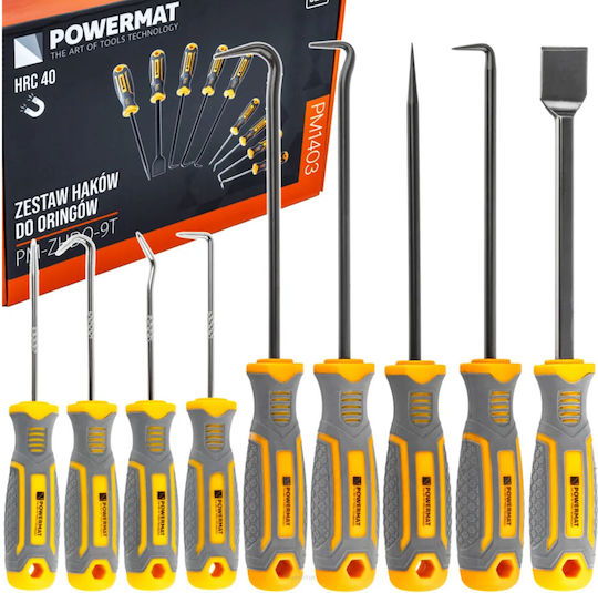 Handhaken Meißel Powermat Pm-zhdo-9t 9 Stück