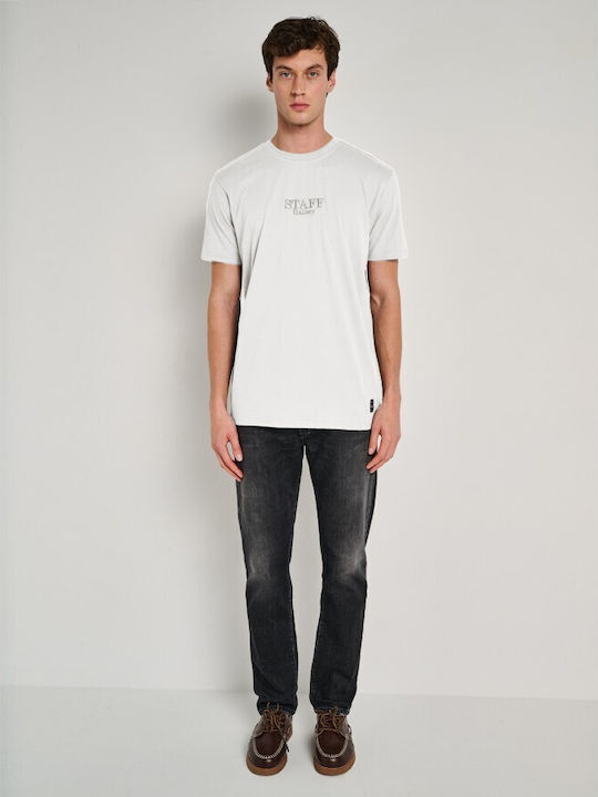 Staff Short Sleeve White Blouse