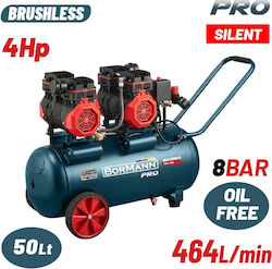 Bormann Air Compressor with 4hp Power and 50lt Air Chamber Bormann Air Compressor with 4hp Power and 50lt Air Chamber