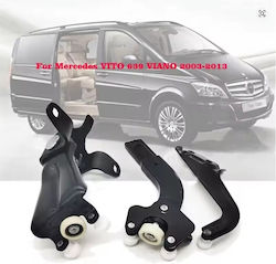 Set Οδηγός Συρώμενης Πόρτας Ράουλο Μράτσο Mercedes Vito Viano 2004-2015 3 Τεμάχια
