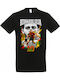T-shirt Μαύρο