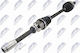 Drive Transmission Shaft Peugeot 307 2000-2012 2.0l Hatchback Peugeot 307 2000-2012 1.6l Hatchback Peugeot 307 Break 2002-2009 2.0l Estate