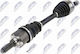 Drive Transmission Shaft Peugeot 807 2002-0 2.0l MPV Peugeot 807 2002-0 2.2l MPV Citroën C8 2002-0 2.0l MPV