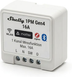 Shelly Comutator Intermediar Wi-Fi Bluetooth și ZigBee 16A (cu Nul) 2 Bucăți Shelly Comutator Intermediar Wi-Fi Bluetooth și ZigBee 16A (cu Nul) 2 Bucăți