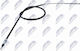 Handbrake Cable Nissan Interstar Bus 2002-0 2.5l Bus Nissan Interstar Bus 2002-0 2.2l Bus Nissan Interstar Bus 2002-0 1.9l Bus