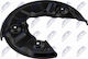 Splash Plate Brake Disc Audi A3 2012-2020 1.8l Hatchback Audi A3 2012-2020 2.0l Hatchback Audi A3 Convertible 2013-0 1.8l Convertible