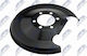 Splash Plate Brake Disc Mitsubishi Asx 2009-0 1.8l Suv Mitsubishi Asx 2009-0 2l Suv Mitsubishi Asx 2009-0 2.4l Suv