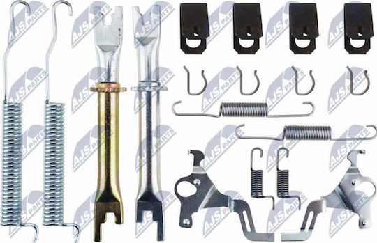 Set of Auxiliary Parts Handbrake Shoes Nissan NP300 Navara 2004-0 3.0L Pickup Nissan NP300 Navara 2004-0 2.5L Pickup Nissan NP300 Navara Pickup 2014-0 2.5L Pickup