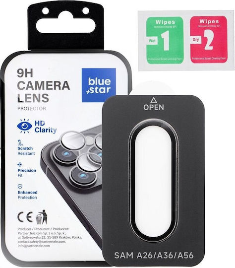 Blue Star Camera Protection Tempered Glass Black for Galaxy A56