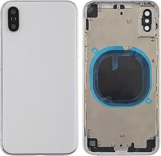 Akkuabdeckung Für iPhone X Gehäuse Weiß 011162