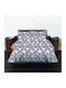 Set Bettbezüge Baumwolle 220x240cm Übergröße mit 2 Kissenbezügen Lila