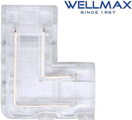 Topelcom LED Streifen Verbindungsstück Zubehör Eckiger Typ L Wellmax 02.038.0204 5 Stück
