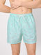 Men's Swimwear Shorts Green Striped