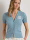 Women's Cardigan in Blue Colour