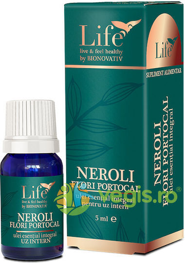Ulei Esențial Integral Neroli Floare de Portocală Amară Pentru Uz Intern 5ml