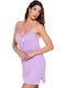 Clio Lingerie Νυχτικό Εγκυμοσύνης Λιλά