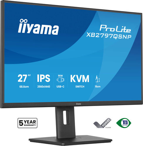 Iiyama ProLite XB2797QSNP-B1 IPS Монитор 27" QHD 2560x1440