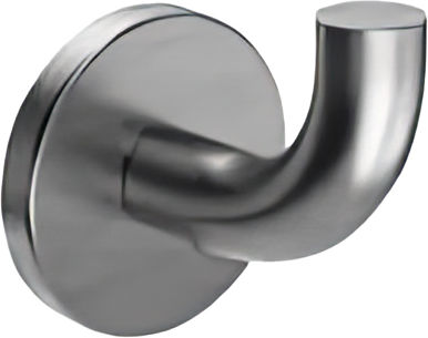 Imex Single Bathroom Hook with Screws 5.35x4.5cm Silver