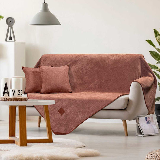Beauty Home Art 8405 Покривка За Двуместен Диван 180x250см Керемиден
