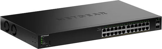 NetGear GS324TP-200EUS Managed L2 PoE+ Switch με 24 Θύρες Gigabit (1Gbps) Ethernet