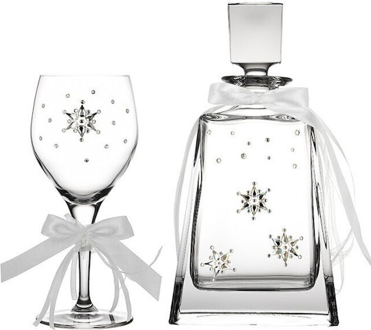 Verorama Wedding Decanter Made of White Crystal