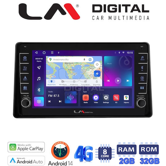 LM Digital Ηχοσύστημα Αυτοκινήτου για Toyota Raize 2020 (Bluetooth/USB/WiFi/GPS/Apple-Carplay/Android-Auto)
