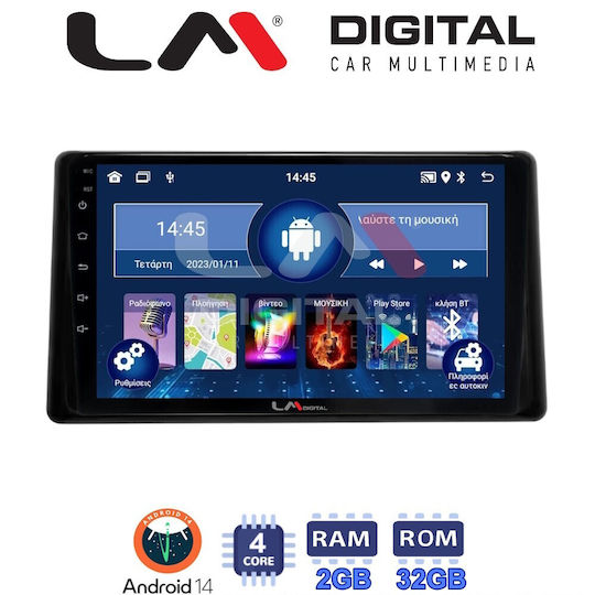 LM Digital Car Audio System for Toyota Raize 2020 Bluetooth USB Wi-Fi GPS