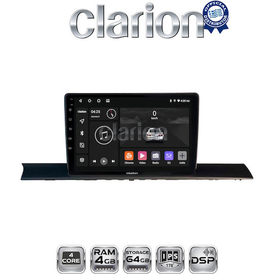 Clarion Автомобилна Аудио Система за Audi A4 / A5 2016 > 2021 Bluetooth USB Wi-Fi GPS Apple CarPlay Android Auto