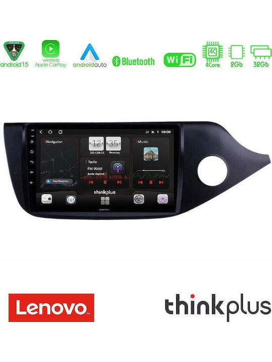 Lenovo Car Audio System for Kia Ceed / ProCeed 2013-2017 (Bluetooth/USB/AUX/WiFi/GPS/Apple CarPlay/Android Auto) with 9" Touch Screen