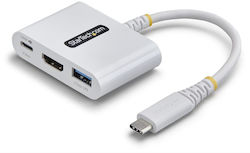 StarTech USB-C Docking Station με HDMI (168W-USBC-MULTIPORT) StarTech USB-C Docking Station με HDMI (168W-USBC-MULTIPORT)