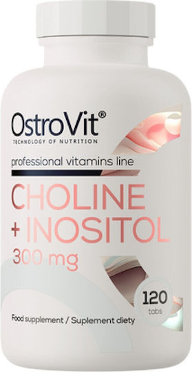 OstroVit Choline + Inositol Специална Хранителна Добавка 120 Таблетки