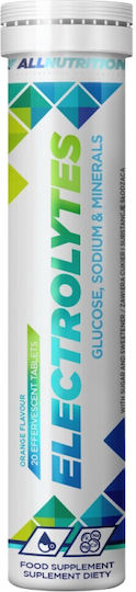 AllNutrition Electroliti Comprimate Efervescente Aromă de Piersică 20 Comprimate Efervescente