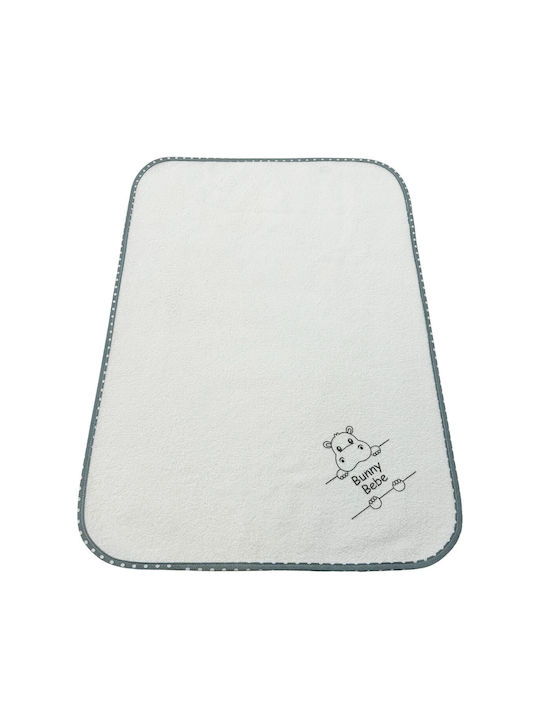 Bunny Bebe Prosop Pentru Eructație Gri 45x65cm