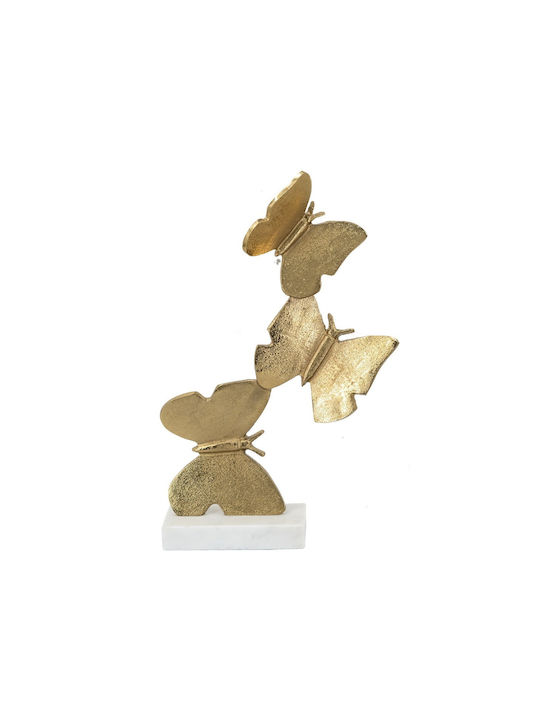 Artekko Decorative Butterfly Made of Metal 25x7.5x40cm