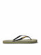 Men's Flip Flops Khaki FBM013-013-08-Deep-Forest